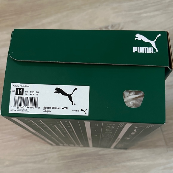 Puma Men's Mustard Suede Sneakers - Picture 5 of 5